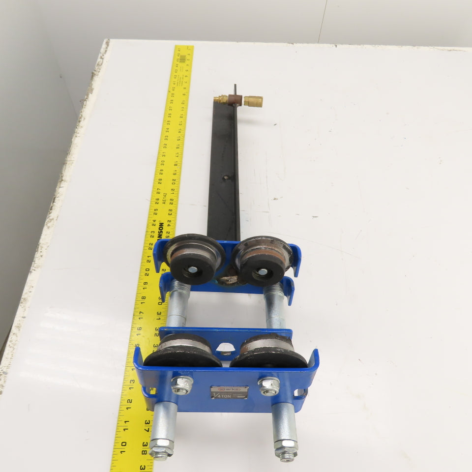 Starke SPT050 1/4 Ton Low Headroom Manual Push Hoist Trolley 2" To 8" W/ Stop
