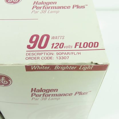 General Electric 90PAR/FL/H Halogen Performance Plus Par 38 Lamp 90W 120V Lot/2