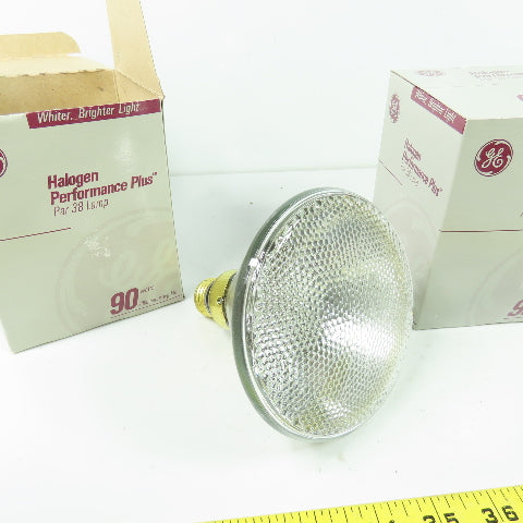 General Electric 90PAR/FL/H Halogen Performance Plus Par 38 Lamp 90W 120V Lot/2