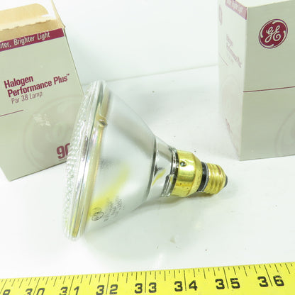 General Electric 90PAR/FL/H Halogen Performance Plus Par 38 Lamp 90W 120V Lot/2