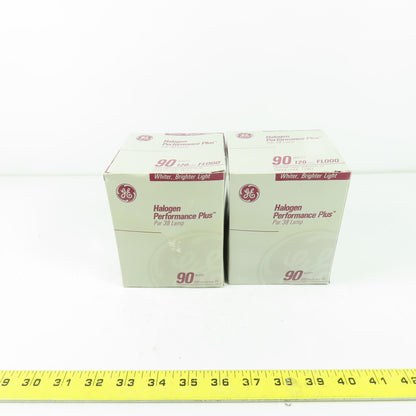 General Electric 90PAR/FL/H Halogen Performance Plus Par 38 Lamp 90W 120V Lot/2