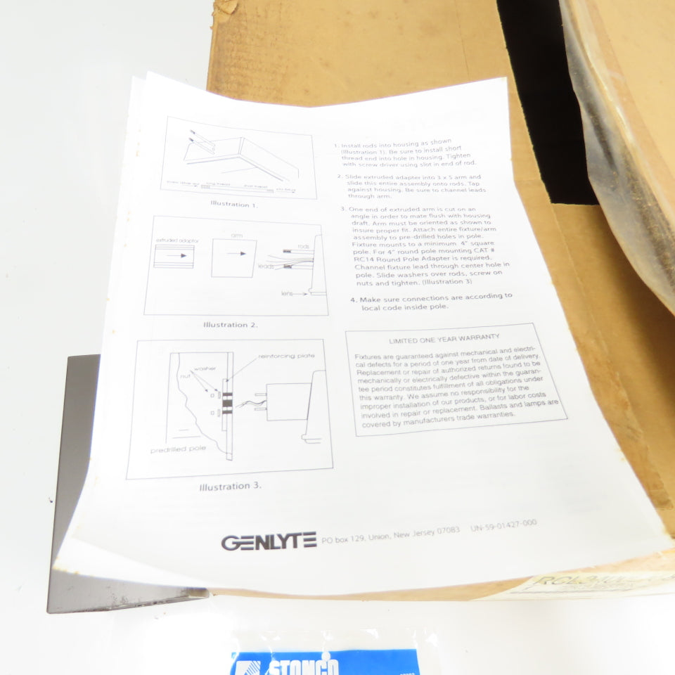 Genlyte RCL3400LX-8 Lighting Lamp Ballast 400W HPS Type III Shoebox 120-277V