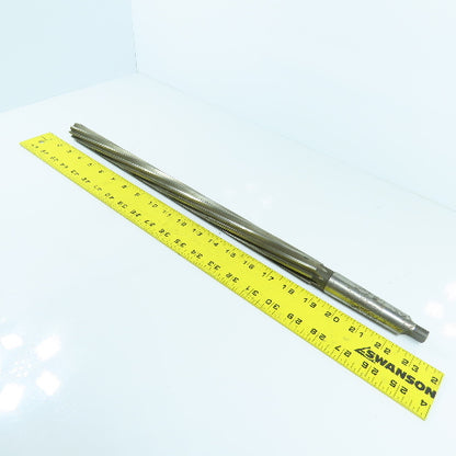 1" HS Extra Length Spiral Chucking Reamer 8-Flute 21-1/2" OAL Morse Taper #3
