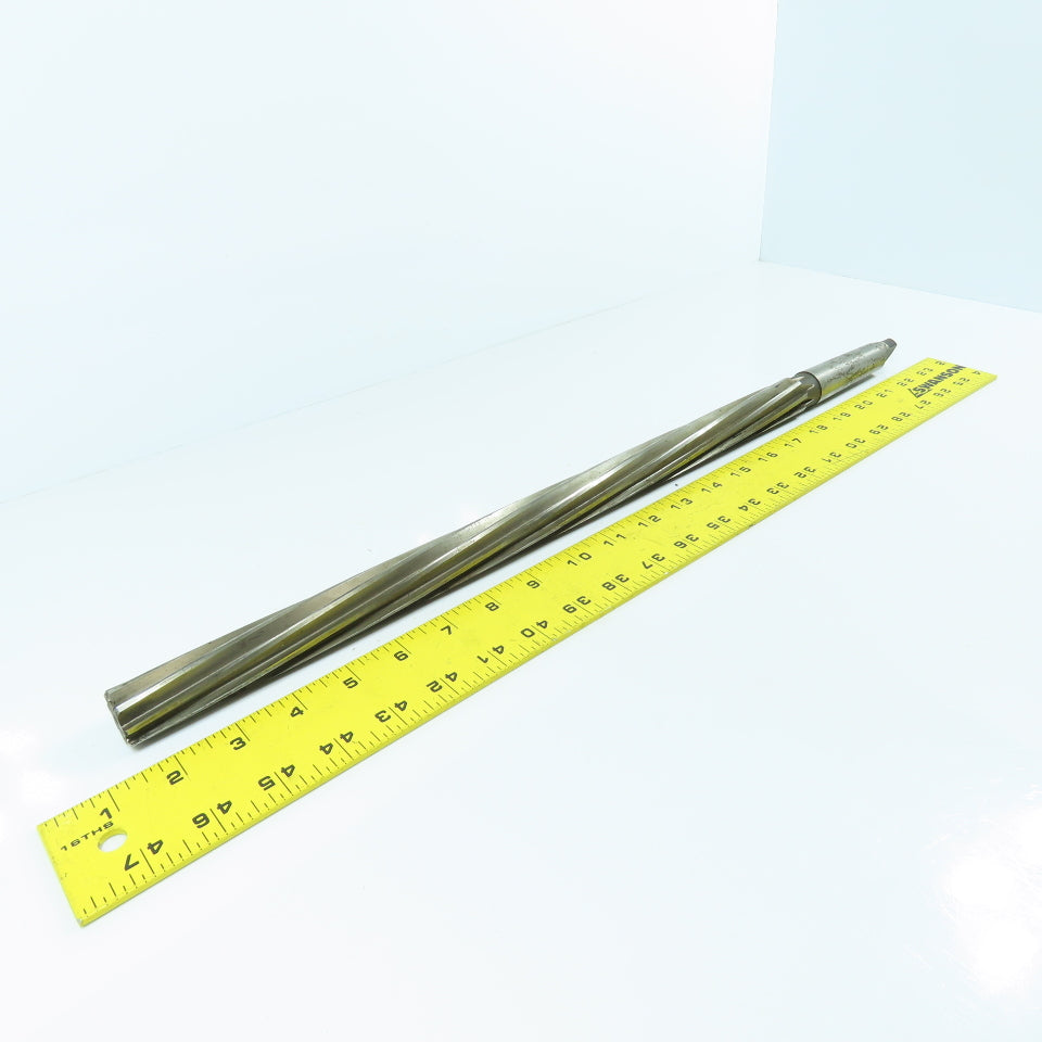 1" HS Extra Length Spiral Chucking Reamer 8-Flute 21-1/2" OAL Morse Taper #3