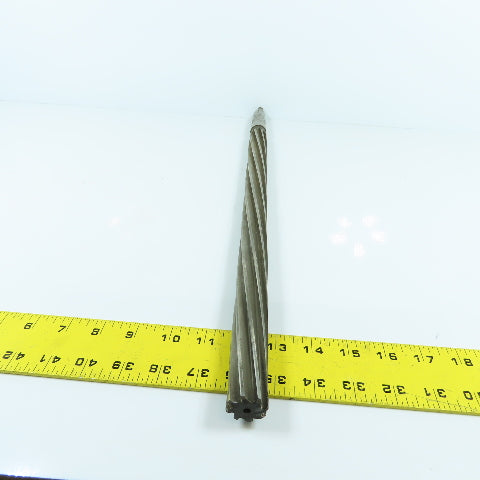 1" HS Extra Length Spiral Chucking Reamer 8-Flute 21-1/2" OAL Morse Taper #3