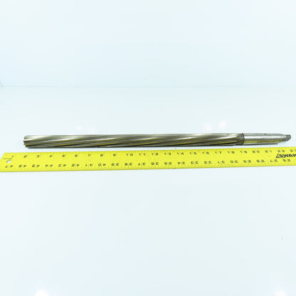 1" HS Extra Length Spiral Chucking Reamer 8-Flute 21-1/2" OAL Morse Taper #3