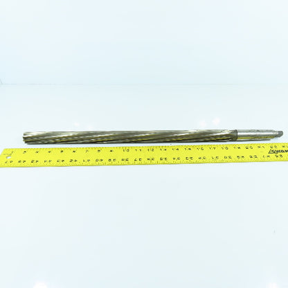 1" HS Extra Length Spiral Chucking Reamer 8-Flute 21-1/2" OAL Morse Taper #3