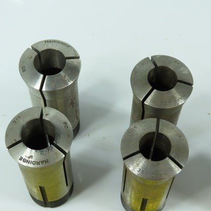 Hardinge 5C Round Collet Chuck Tool Holders 3/16" To 3/4" Lot Of 10