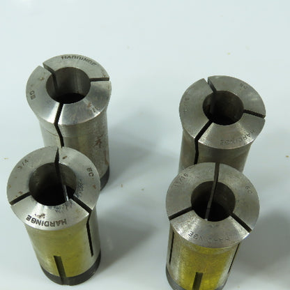 Hardinge 5C Round Collet Chuck Tool Holders 3/16" To 3/4" Lot Of 10