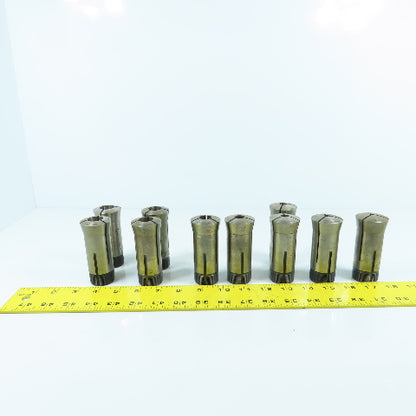 Hardinge 5C Round Collet Chuck Tool Holders 3/16" To 3/4" Lot Of 10