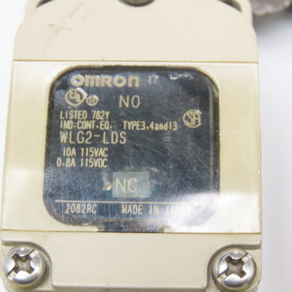 Omron WLG2-LDS 115V AC/DC Limit Switch Lot Of 2
