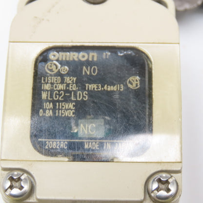 Omron WLG2-LDS 115V AC/DC Limit Switch Lot Of 2