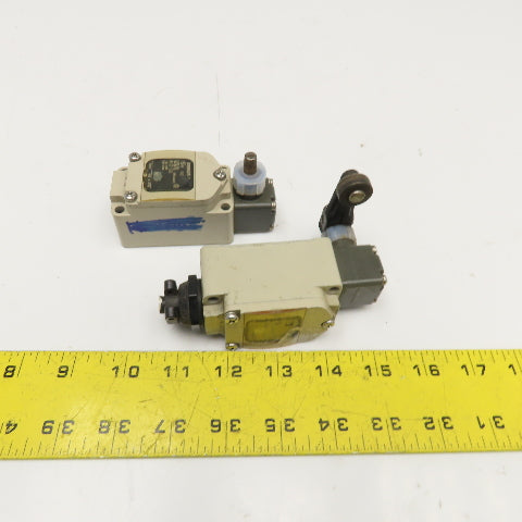 Omron WLG2-LDS 115V AC/DC Limit Switch Lot Of 2
