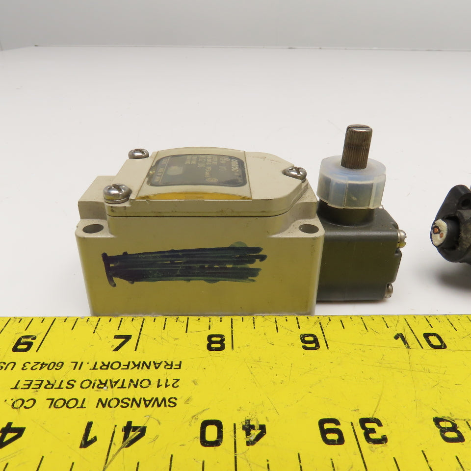 Omron WLG2-LDS 115V AC/DC Limit Switch Lot Of 2