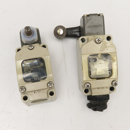 Omron WLG2-LDS 115V AC/DC Limit Switch Lot Of 2