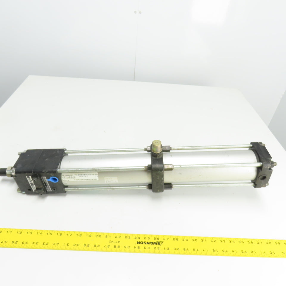 SMC CLATN80-500-E Double Acting Pneumatic Cylinder 80mm Bore 500mm Stroke 145PSI