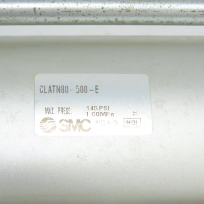 SMC CLATN80-500-E Double Acting Pneumatic Cylinder 80mm Bore 500mm Stroke 145PSI