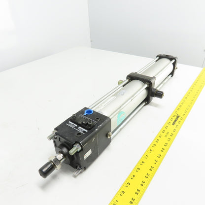 SMC CLATN80-500-E Double Acting Pneumatic Cylinder 80mm Bore 500mm Stroke 145PSI