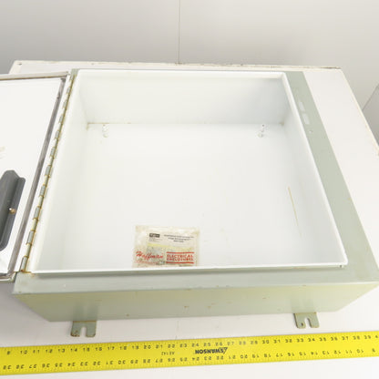 Hoffman 24" x 25" x 8" Steel Electrical Enclosure Type 12, 13 ( NO BACKPLATE)
