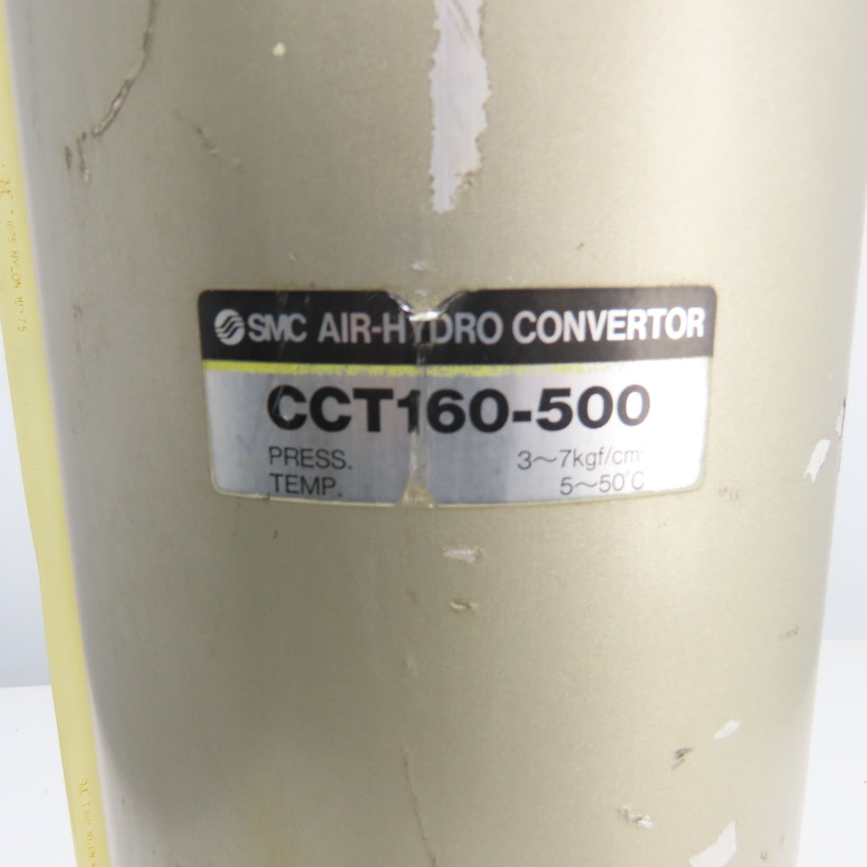 SMC CCT160-500 Air-Hydro Tank Convertor 3-7KGF/CM2 5-50°C Temp