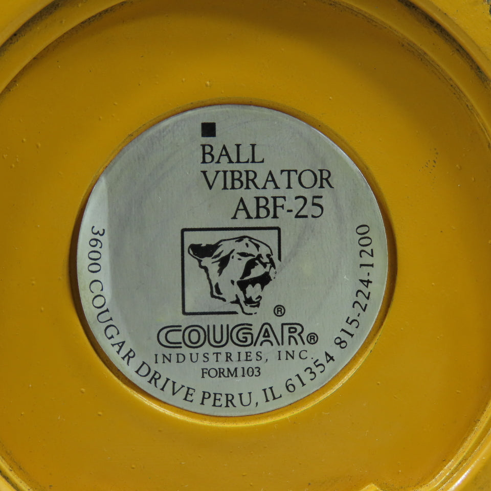 Cougar ABF-25 Air Operated Ball Vibrator 1/4" 406 LBS Force @ 80PSI