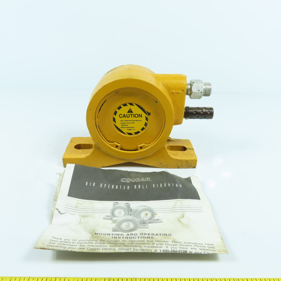 Cougar ABF-25 Air Operated Ball Vibrator 1/4" 406 LBS Force @ 80PSI