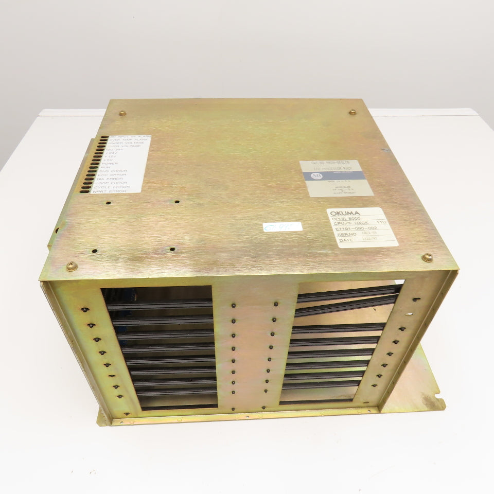 Okuma E7191-090-002 Opus 5000 CPU/IF Rack & Motherboard Chassis
