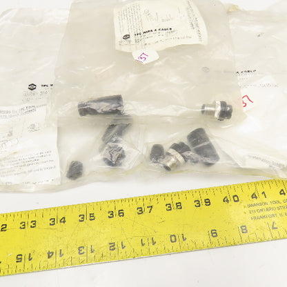 TPC Wire & Cable 30700 Male Straight DC 4 Pole Circular Wire Connector Lot Of 3