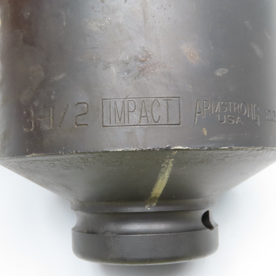 Armstrong 22-112 3-1/2" 6 Point Impact Socket 1" Square Drive