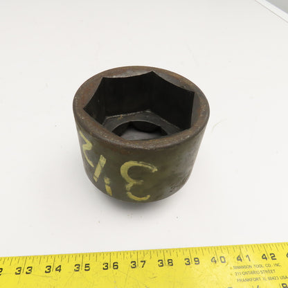 Armstrong 22-112 3-1/2" 6 Point Impact Socket 1" Square Drive