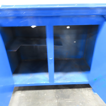 96" x 30" x 40" Tall Assembly Work Bench Storage Cabinet Welding Table 1/4" Top