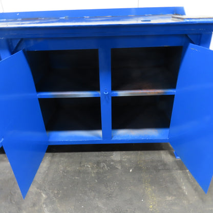 96" x 30" x 40" Tall Assembly Work Bench Storage Cabinet Welding Table 1/4" Top