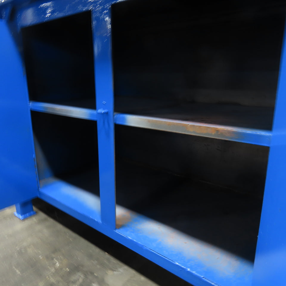 96" x 30" x 40" Tall Assembly Work Bench Storage Cabinet Welding Table 1/4" Top