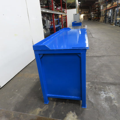 96" x 30" x 40" Tall Assembly Work Bench Storage Cabinet Welding Table 1/4" Top