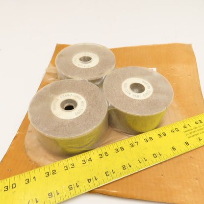 Norton 50A60-J8VH 4-1/2" x 2-1/4" OD x 1" Bore Alundum Grinding Wheel Lot Of 3