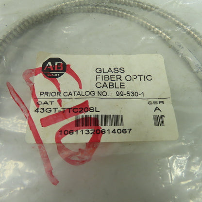 Allen Bradley 43GT-TTC20SL Ser A Glass Fiber Optic Cable