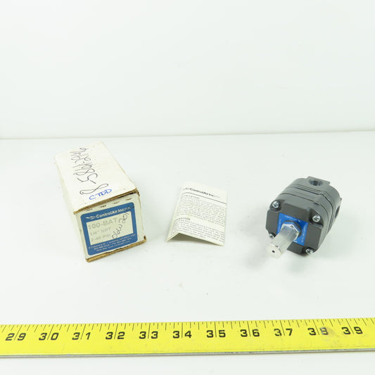 Control Air 100-BAT Pneumatic Air Pressure Regulator 1/4" NPT 2-40 PSI