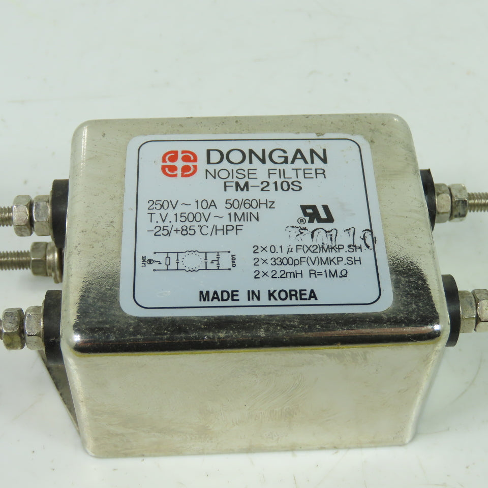 Dongan FM-210S Noise Filter 250V 10A T.V. 1500V-1Min