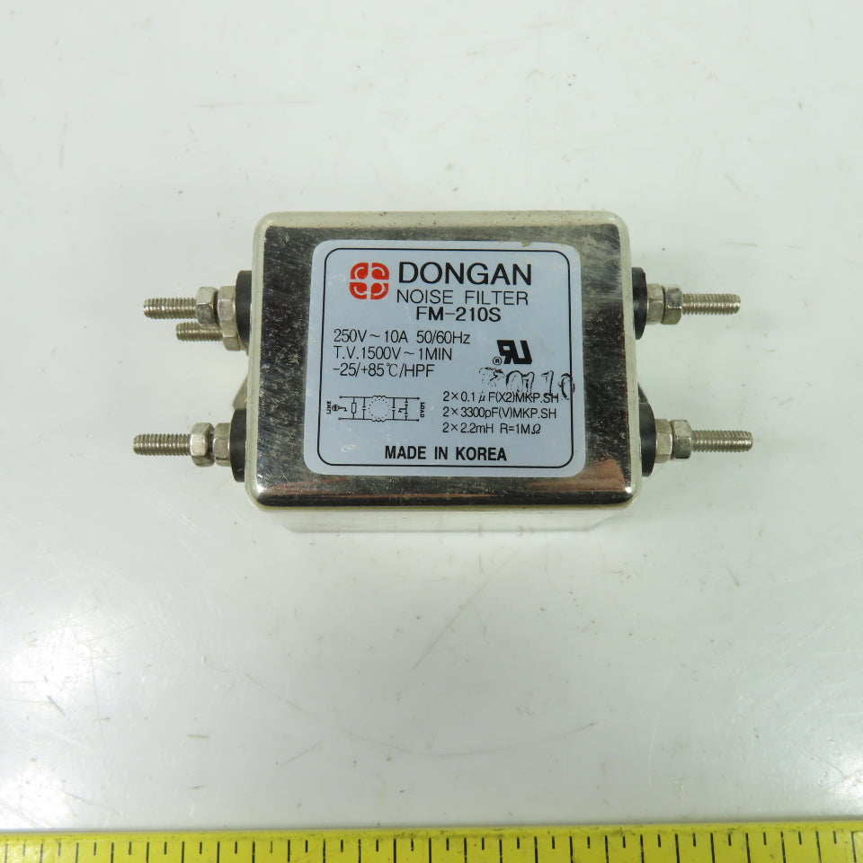 Dongan FM-210S Noise Filter 250V 10A T.V. 1500V-1Min