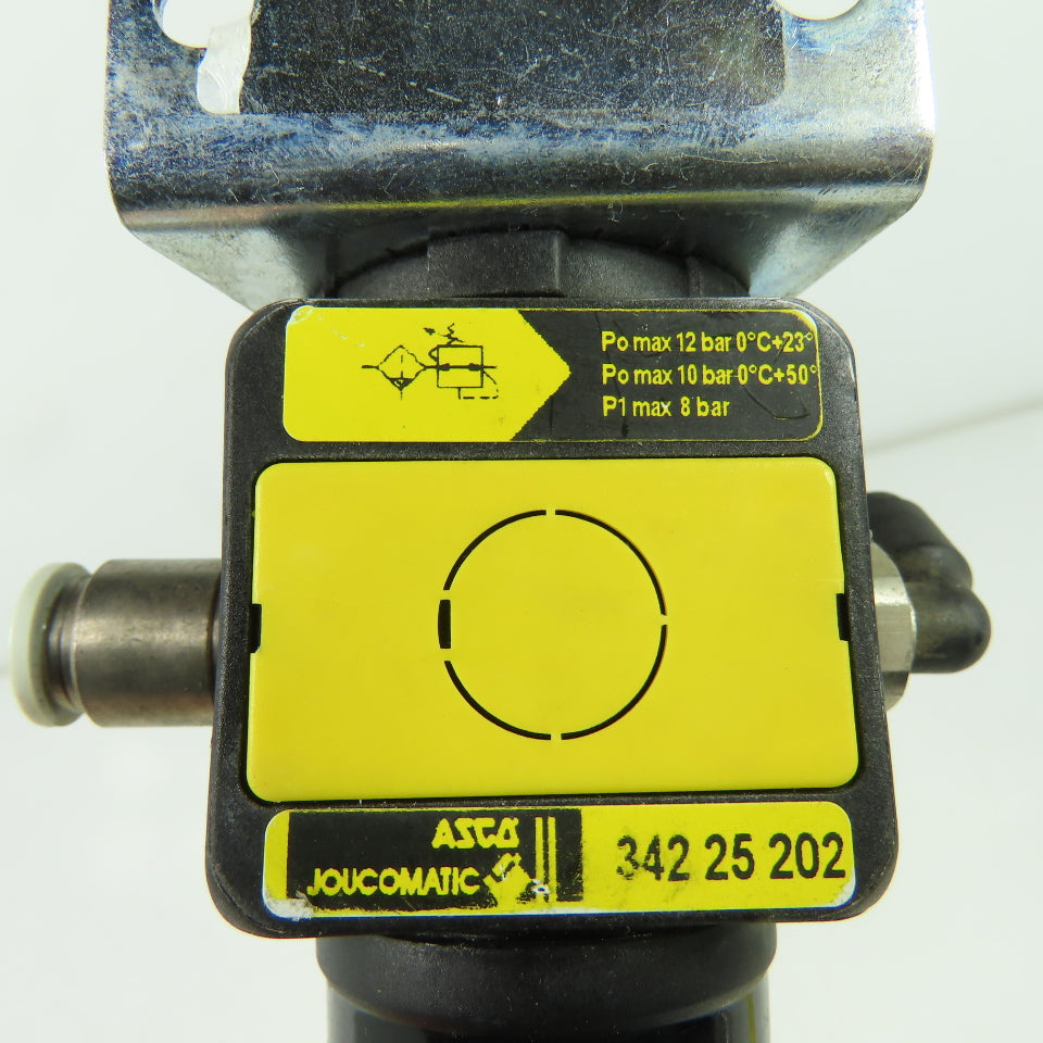 Asco Joucomatic 342-25-202 Pneumatic Filter Regulator 12 Bar