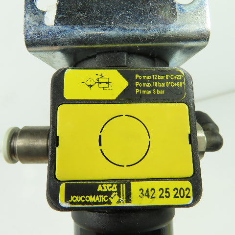Asco Joucomatic 342-25-202 Pneumatic Filter Regulator 12 Bar