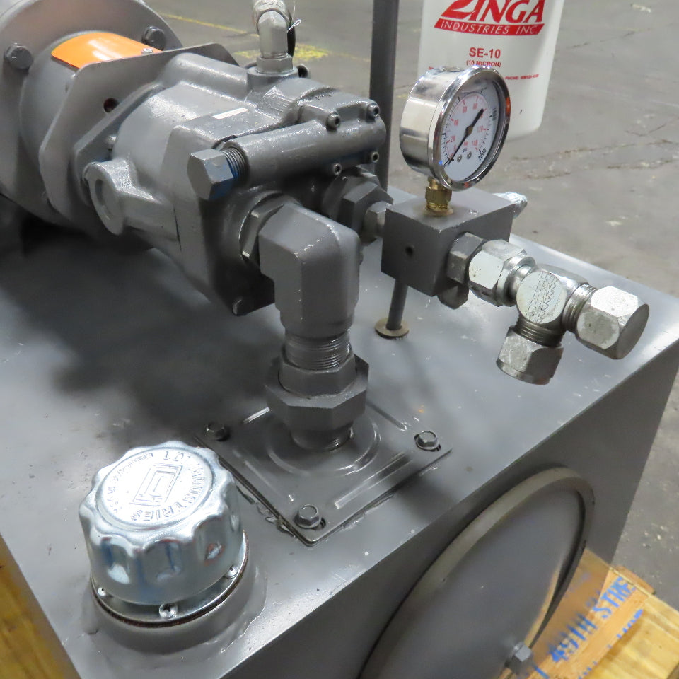 Vickers PVB10 RSY 31 C11 35 Gallon Hydraulic Power Unit 7.5Hp 230/460V Tested