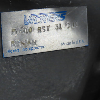 Vickers PVB10 RSY 31 C11 35 Gallon Hydraulic Power Unit 7.5Hp 230/460V Tested