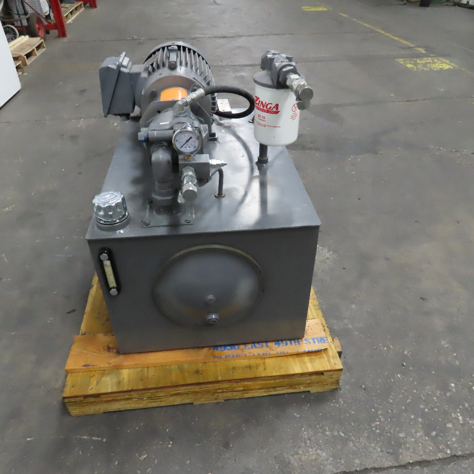 Vickers PVB10 RSY 31 C11 35 Gallon Hydraulic Power Unit 7.5Hp 230/460V Tested