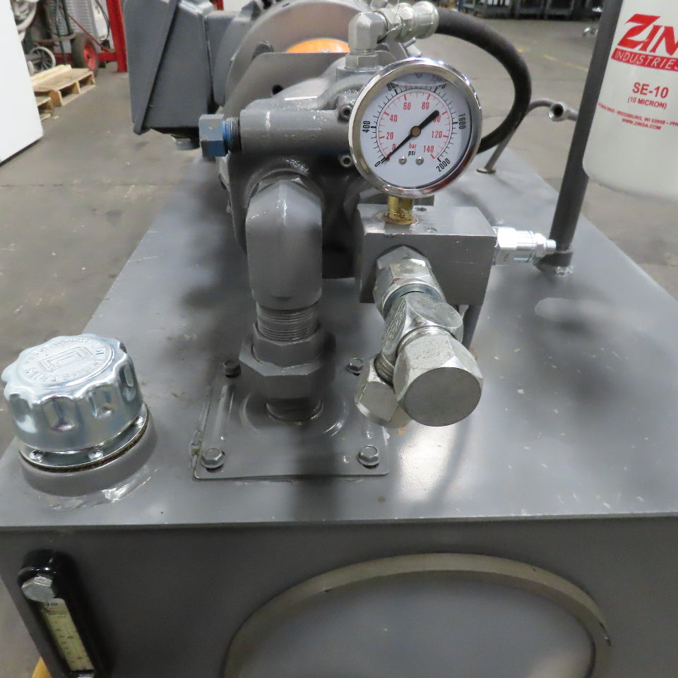 Vickers PVB10 RSY 31 C11 35 Gallon Hydraulic Power Unit 7.5Hp 230/460V Tested