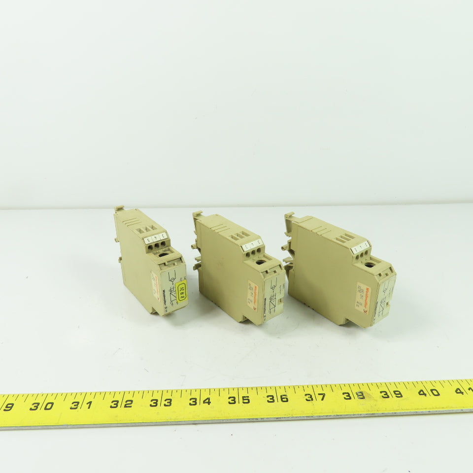 Weidmuller SMSI 25/0 Terminal Block 10V Lot Of 3
