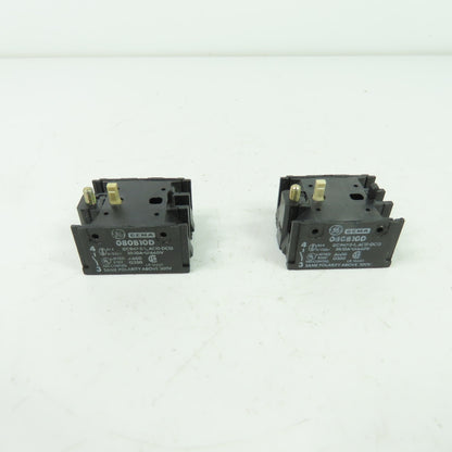 General Electric 080B10D Cema Contact Block 660V 10A Lot Of 2