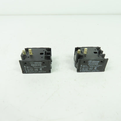 General Electric 080B10D Cema Contact Block 660V 10A Lot Of 2