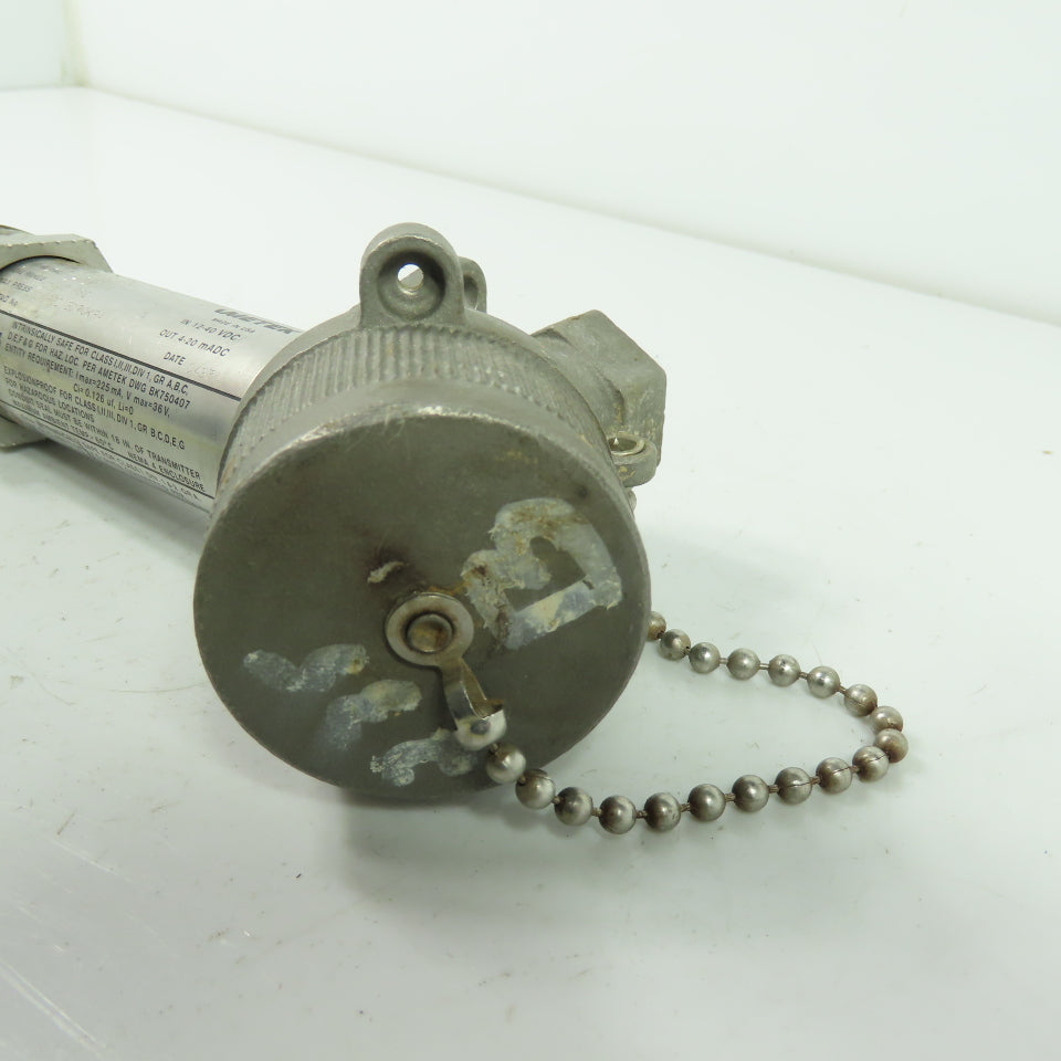 Ametek 88F005A2CSSC Pressure Transmitter 12-40VDC 4-20mADC 0-300PSI