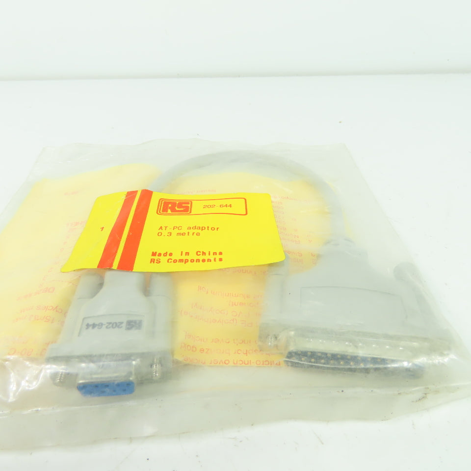 RS 202-644 AT-PC Adaptor CABLE 0.3 Metre